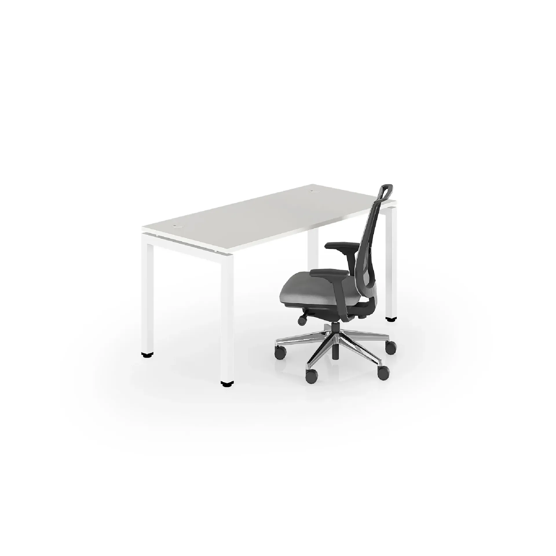 Angular Table (1200, 600, White, White)